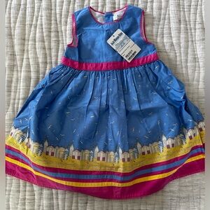 Jojo Maman Bébé Seaside Party Dress 12-18M New with tags
